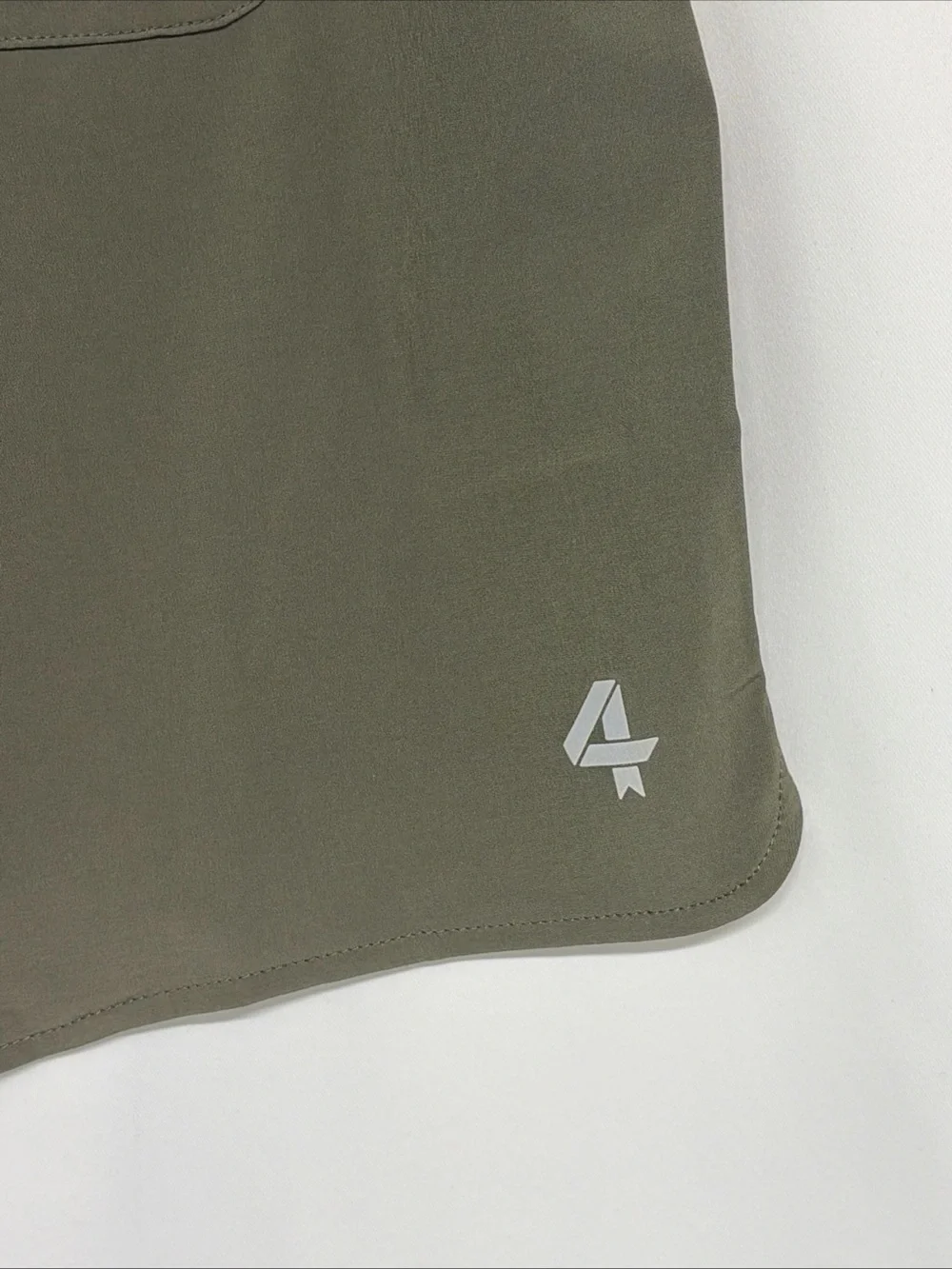 4 FourLaps Mens Size 36 Olive Green Black Band Lightweight 8” Board Shorts